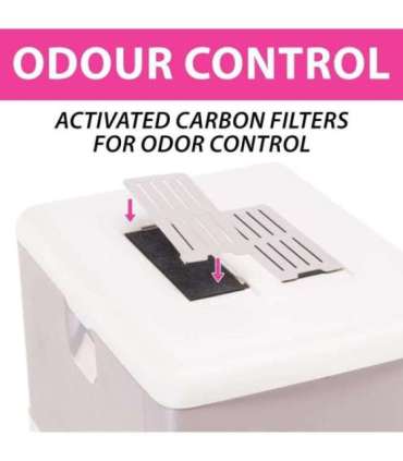 FERPLAST Sahara Lilac - cat litter box - 52 x 39 x 40cm