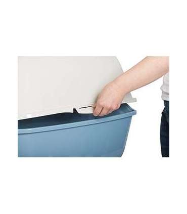 ROTHO Bailey Hooded litter box Blue, White