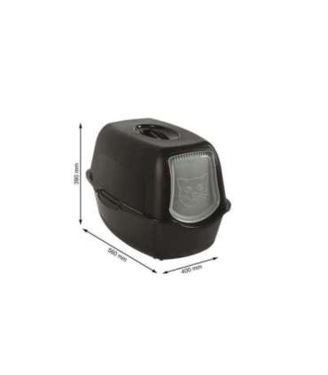ROTHO Bailey Hooded litter box Black