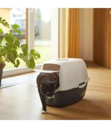 ROTHO Bailey Hooded litter box Black