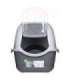 DIAMENTIQ BAYA light grey/dark grey -  cat litter box - 55,5 x 40 x 38,7 cm