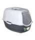 DIAMENTIQ BAYA light grey/dark grey -  cat litter box - 55,5 x 40 x 38,7 cm