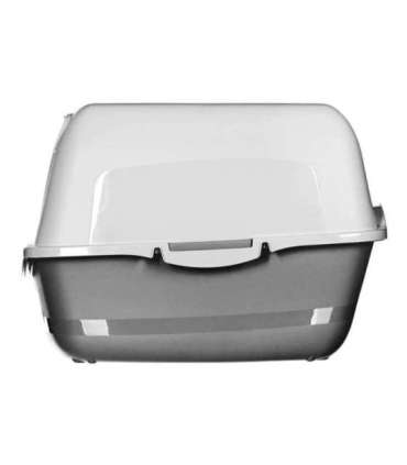 DIAMENTIQ BAYA light grey/dark grey -  cat litter box - 55,5 x 40 x 38,7 cm