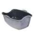 DIAMENTIQ BAYA light grey/dark grey -  cat litter box - 55,5 x 40 x 38,7 cm