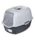 DIAMENTIQ BAYA light grey/dark grey -  cat litter box - 55,5 x 40 x 38,7 cm