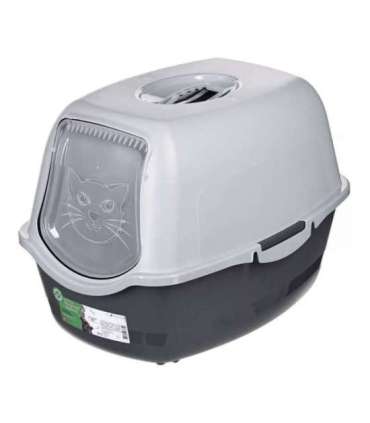 DIAMENTIQ BAYA light grey/dark grey -  cat litter box - 55,5 x 40 x 38,7 cm