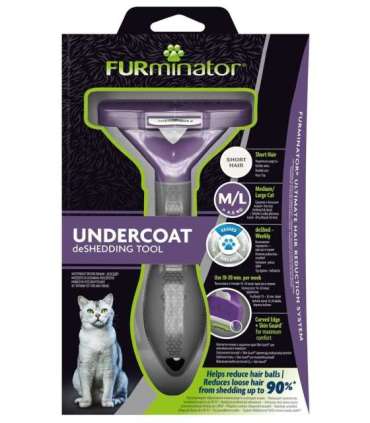 FURminator - furminator for short-haired cats - M/L