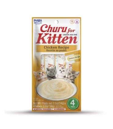 INABA Churu Kitten Chicken - cat treat - 4x14 g