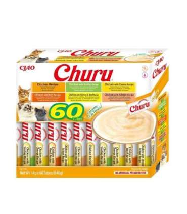INABA Churu Variety box Chicken - cat treats - 60 x 14g