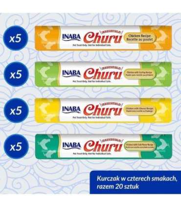 INABA Churu Variety box Chicken - cat treats - 20 x 14g