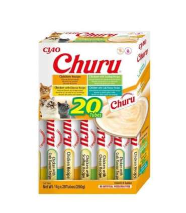 INABA Churu Variety box Chicken - cat treats - 20 x 14g