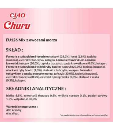 INABA Churu Variety box Seafood - cat treats - 20 x 14g