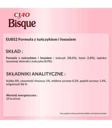 INABA Ciao Bisque Tuna with Salmon - cat treats - 40g