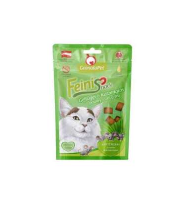 GRANATAPET FeiniSnack Poultry and cat grass - cat treats - 50g