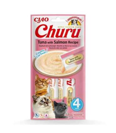 INABA Churu Tuna with salmon - cat treats - 4x14 g