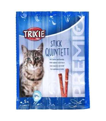 Snacks Premio Sticks-blackened salmon with trout-dry cat food-5x5g