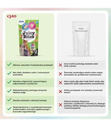 INABA Juicy Bites Homestyle broth and Calamari - cat treats - 3x11,3 g