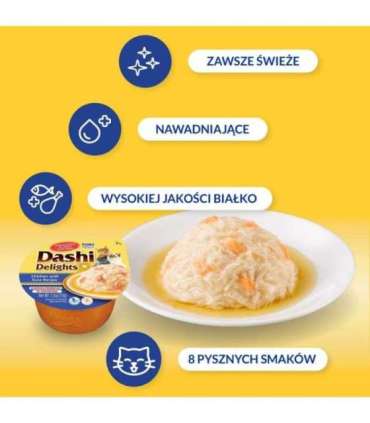 INABA Dashi Delights chicken tuna bouillon - cat treat - 70g
