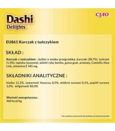 INABA Dashi Delights chicken tuna bouillon - cat treat - 70g