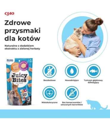 INABA Juicy Bites Crab and Scallop - cat treats - 3x11,3 g