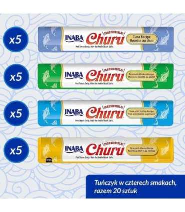 INABA Churu Variety box Tuna - cat treats - 20 x 14g