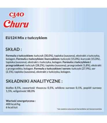 INABA Churu Variety box Tuna - cat treats - 20 x 14g