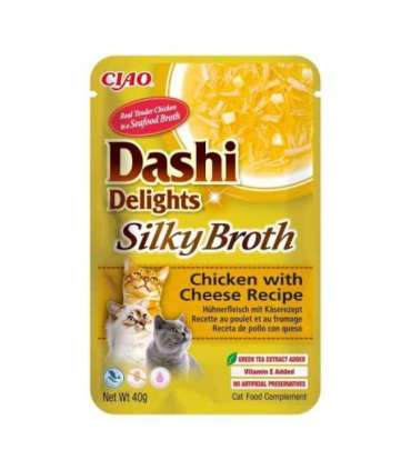 INABA CAT Dashi Delights Silky Broth Chicken with Cheese - treat for cats - 40g