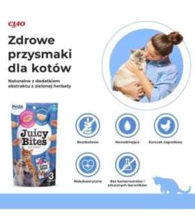 INABA Juicy Bites Chicken and tuna - cat treats - 3 x 11g