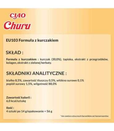 INABA Churu Chicken - cat treats - 4x14 g