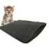 DIAMENTIQ Black rectangle box mat - cat litter tray mat - 45 x 60 cm