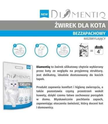 DIAMENTIQ Neutral - Cat litter - 30 l