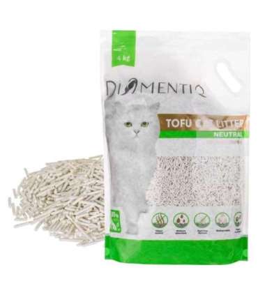 DIAMENTIQ Tofu Neutral Ultra clumping - plant-based litter - 4kg