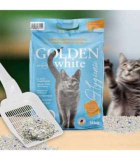 GOLDEN White Hygienic - bentonite litter - 14kg