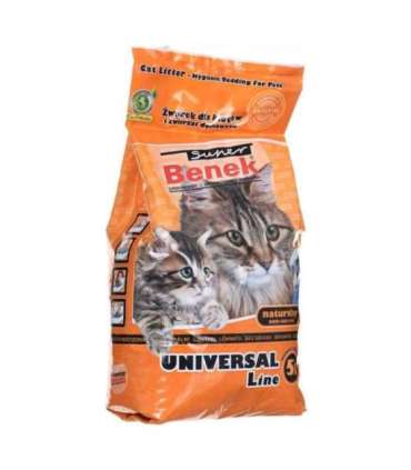 SUPER BENEK UNIVERSAL Cat litter Bentonite grit Natural 5 l