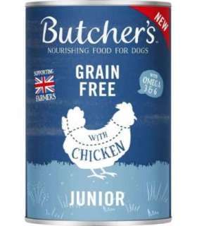 BUTCHER'S Original Junior Mega pack mix - wet dog food - 6 x 400g