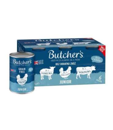 BUTCHER'S Original Junior Mega pack mix - wet dog food - 6 x 400g