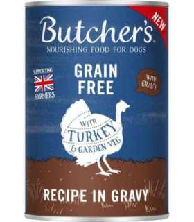 BUTCHER'S Original Mega pack mix with vegetables in gravy- wet dog food - 6 x 400g