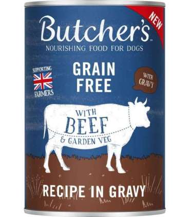 BUTCHER'S Original Mega pack mix with vegetables in gravy- wet dog food - 6 x 400g