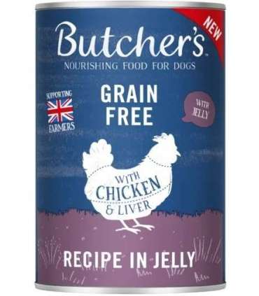 BUTCHER'S Original Mega pack mix pieces in jelly - wet dog food - 6 x 400g