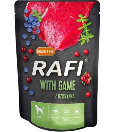 DOLINA NOTECI RAFI Wet dog food Venison, blueberry, cranberry 300 g