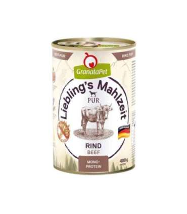 GRANATAPET Liebling's Mahlzeit Beef - wet dog food - 400g
