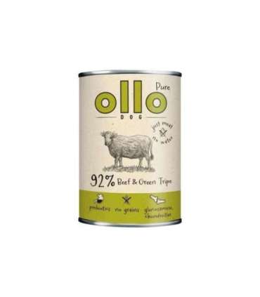 OLLO Pure Beef and Green tripe - wet dog food - 400g