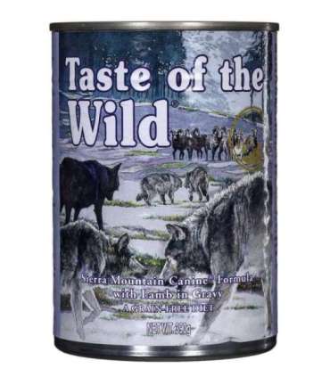 TASTE OF THE WILD Sierra Mountain - Wet dog food - 390 g