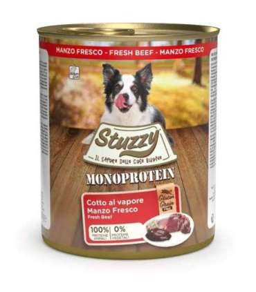 STUZZY Monoprotein Beef - wet dog food - 800g