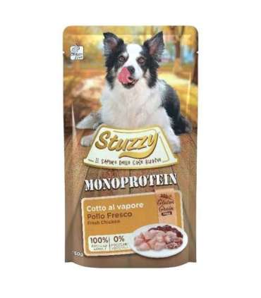 STUZZY Monoprotein Chicken - wet dog food - 150g