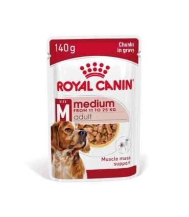 ROYAL CANIN SHN Medium Adult in sauce - wet food for adult dogs - 10x140g