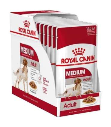 ROYAL CANIN SHN Medium Adult in sauce - wet food for adult dogs - 10x140g