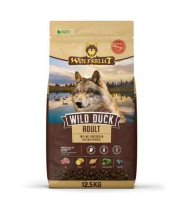 WOLFSBLUT Wild Duck Duck with potatoes - dry dog food - 12,5kg