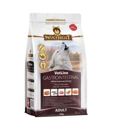 WOLFSBLUT VetLine Gastrointestinal Duck - dry dog food - 2kg