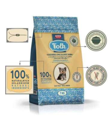 FOLK Small breeds Kashubian-style fish specialty with apples, parsley and lovage - dry dog food - 7kg